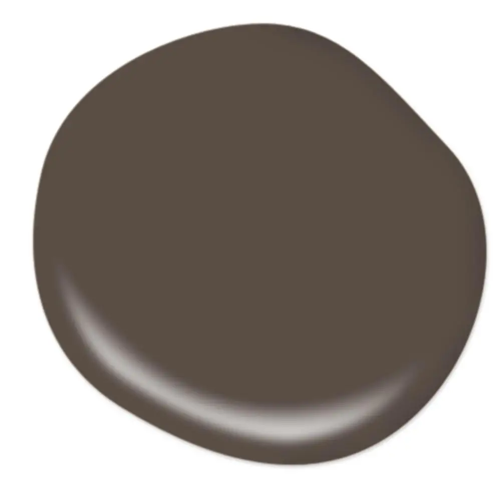 Behr Dark Truffle, best chocolate brown wall paint color, paint color ideas on Thou Swell popular paint guide #darktruffle #behrpaint #paintcolors #wallpaint #paintideas #brownpaint