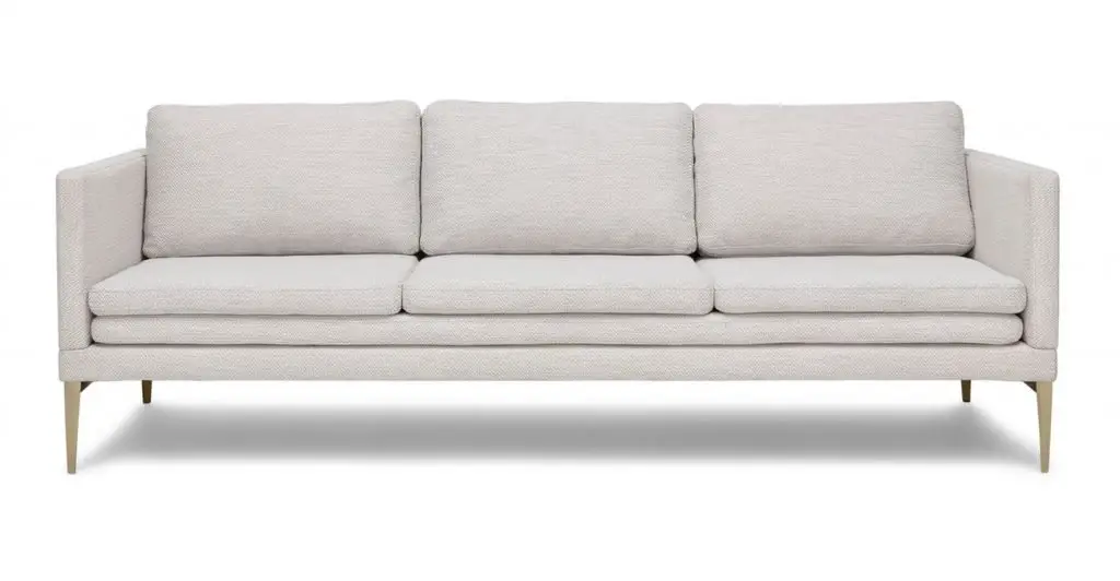 Triplo modern three seat white sofa from Article on Thou Swell