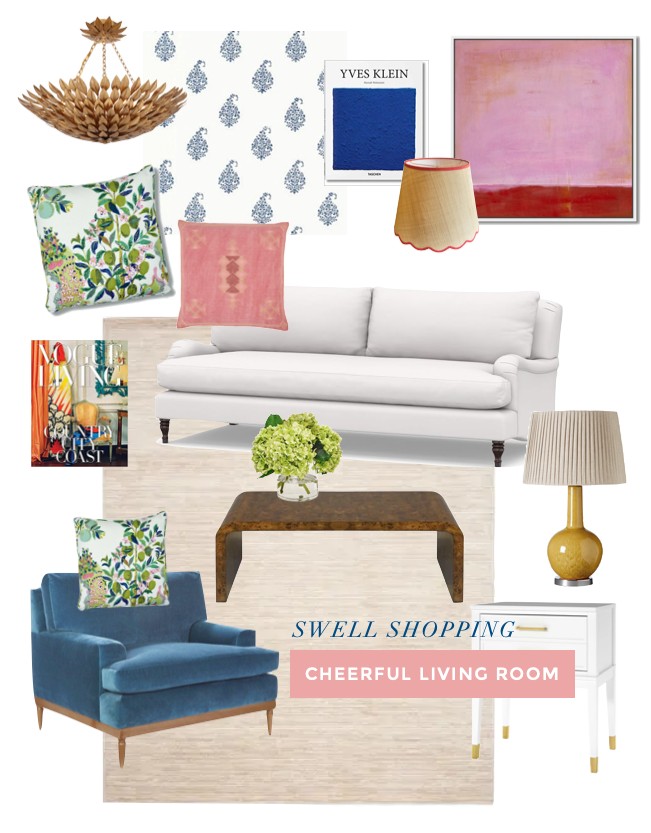 SWELL SHOPPING: THE MOST CHEERFUL GREENVILLE LIVING ROOM 1