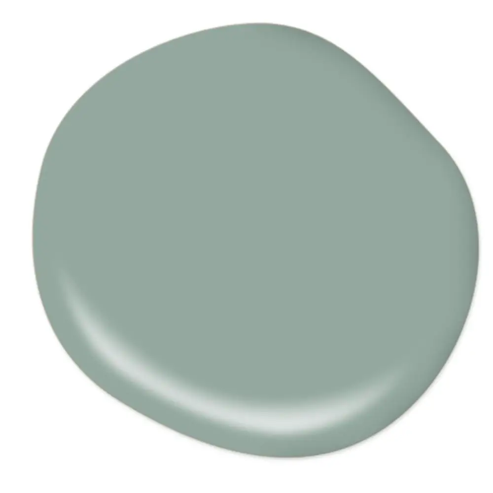 Behr Lotus Leaf light sage green paint color on Thou Swell popular paint guide